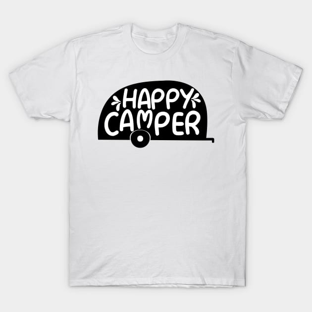 Happy Camper T-Shirt by Coral Graphics